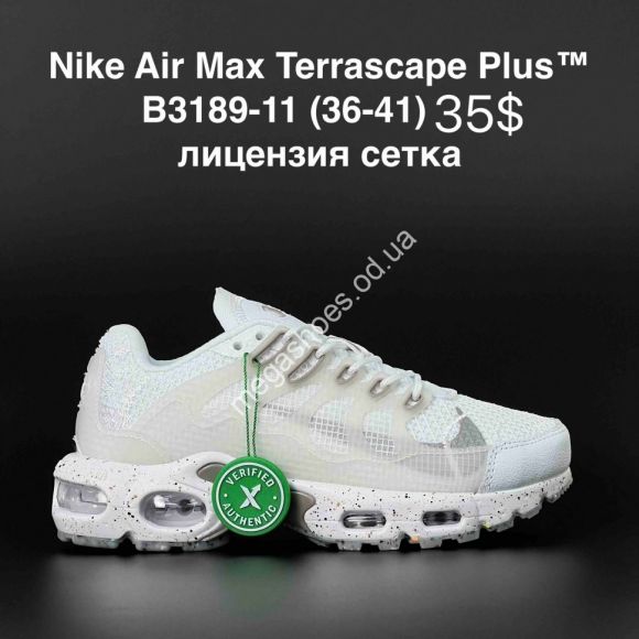 Женская обувь - Кроссовки Nike Air Max Terrascape Plus™ лицензия, сетка B3189-11 AN - купить оптом в Одессе