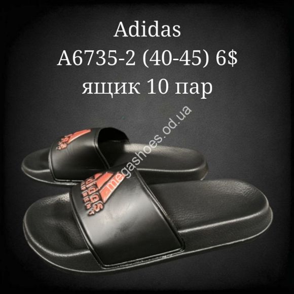 Мужская обувь - Мужские шлепанцы Adidas A6735-2 FT - купить оптом в Одессе