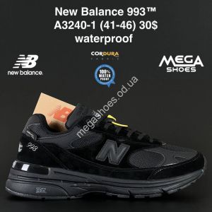 Мужские кроссовки New Balance 993 waterproof A3240-1 AN Мужские кроссовки New Balance 993 waterproof A3240-1 AN