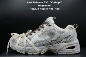 Кроссовки New Balance 530 "Vintage" лицензия Beige/Brown Destroy LV