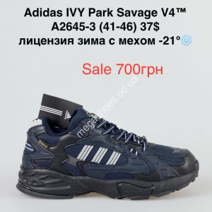 Мужские кроссовки Adidas IVY Park Savage V4™ лицензия, зима с мехом -21° A2645-3 FL