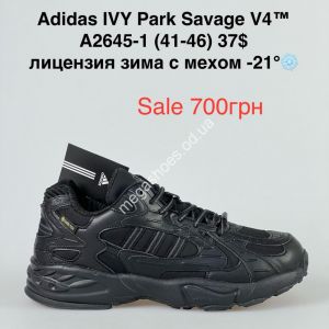 Мужские кроссовки Adidas IVY Park Savage V4™ лицензия, зима с мехом -21° A2645-1 FL