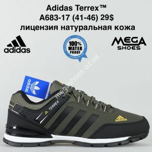 Мужские кроссовки Adidas Terrex™ лицензия натуральная кожа A683-17 FB