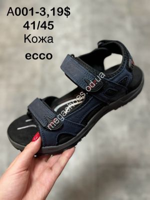 Мужские босоножки ECCO кожа A001-3 SP