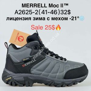 Мужские кроссовки Merrell Moc II™ лицензия зима с мехом -21° A2625-2 KL