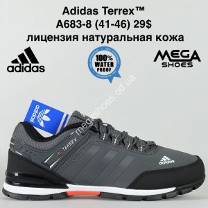 Мужские кроссовки Adidas Terrex™ лицензия натуральная кожа A683-8 FB