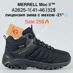 Мужские кроссовки Merrell Moc II™ лицензия зима с мехом -21° A2625-1 KL