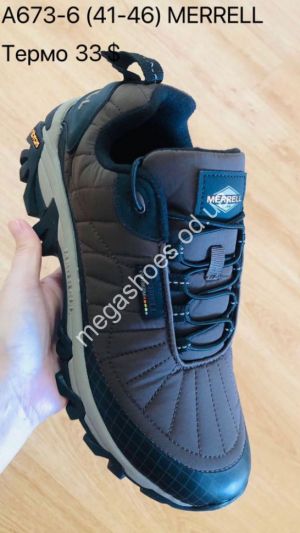 Мужские кроссовки Merrell Moc ll термо A673-6 VS