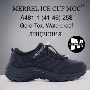 Мужские кроссовки MERREL ICE CUP MOC Gore-Tex, Waterproof лицензия A481-1 MG Мужские кроссовки MERREL ICE CUP MOC Gore-Tex, Waterproof лицензия A481-1 MG