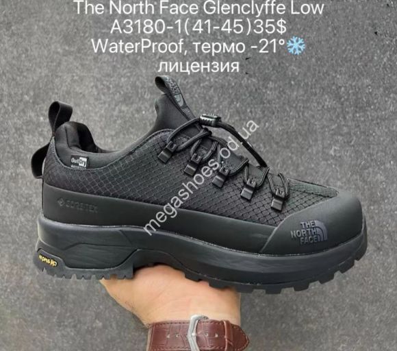 Мужская обувь - Мужские кроссовки The North Face Glenclyffe Low Waterproof, термо -21°, лицензия A3180-1 SU - купить оптом в Одессе