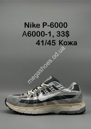 Мужские кроссовки Nike P-6000 кожа A6000-1 SP