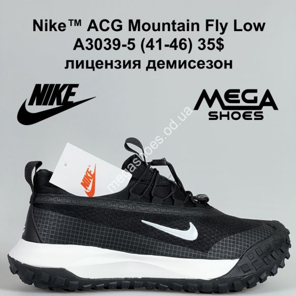 Мужская обувь - Мужские кроссовки Nike™ ACG Mountain Fly Low лицензия, демисезон A3039-5 BH - купить оптом в Одессе