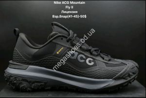 Мужские кроссовки Nike ACG Mountain Fly II лицензия black/gray v.3 LV