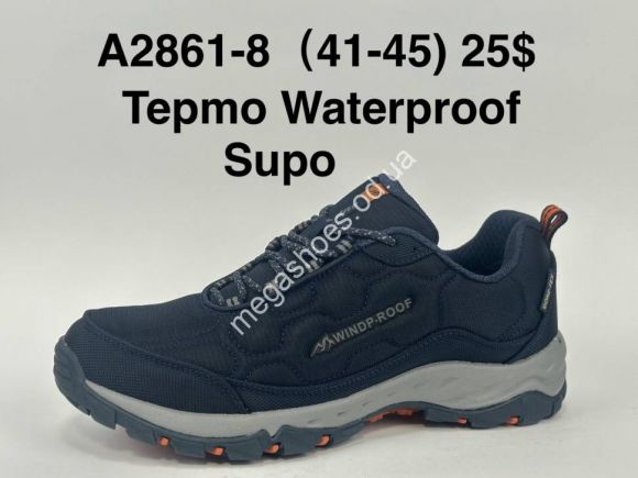 Мужская обувь - Мужские кроссовки Tepmo Waterproof Supo A2861-8 SU - купить оптом в Одессе Мужская обувь - Мужские кроссовки Tepmo Waterproof Supo A2861-8 SU - купить оптом в Одессе