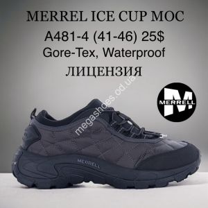 Мужские кроссовки MERREL ICE CUP MOC Gore-Tex, Waterproof лицензия A481-4 MG Мужские кроссовки MERREL ICE CUP MOC Gore-Tex, Waterproof лицензия A481-4 MG