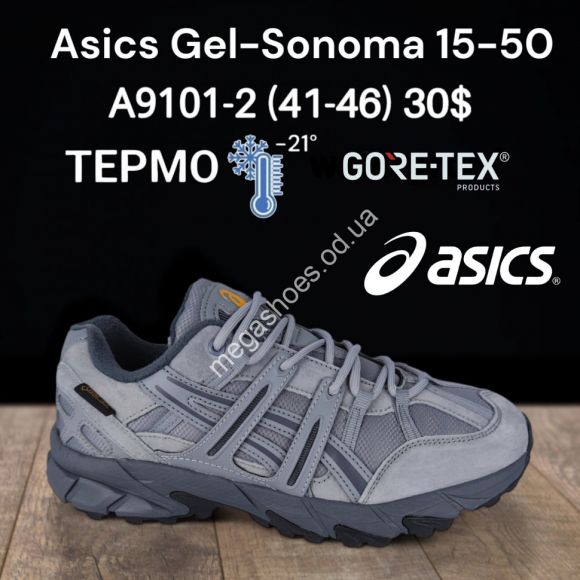 Мужская обувь - Мужские кроссовки Asics Gel-Sonoma 15-50 термо -21° GORE-TEX A9101-2 FT - купить оптом в Одессе