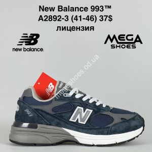 Мужские кроссовки New Balance 993™ лицензия A2892-3 BH