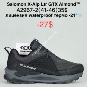 Мужские кроссовки Salomon X-Alp Ltr GTX Almond™ лицензия waterproof термо -21° A2967-2 FL