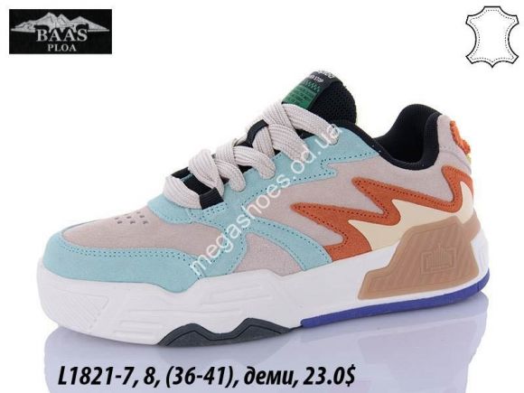 Женская обувь - Кроссовки Baas L1821-7 VS - купить оптом в Одессе Женская обувь - Кроссовки Baas L1821-7 VS - купить оптом в Одессе