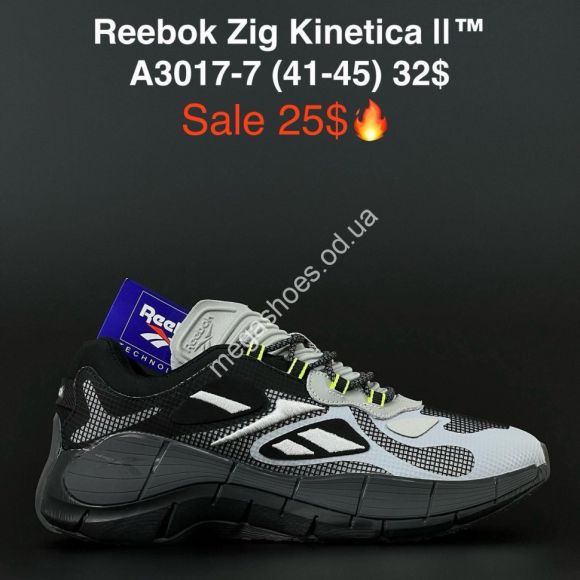 Мужская обувь - Мужские кроссовки Reebok Zig Kinetica II™ A3017-7 FL - купить оптом в Одессе