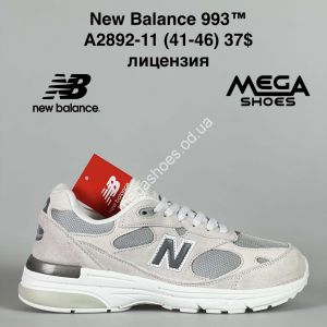 Мужские кроссовки New Balance 993™ лицензия A2892-11 BH