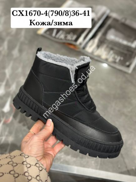 Женская обувь - Ботинки Stilli кожа/зима CX1670-4 WB - купить оптом в Одессе Женская обувь - Ботинки Stilli кожа/зима CX1670-4 WB - купить оптом в Одессе