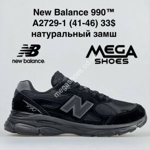Мужские кроссовки New Balance 990 A2729-1 BH