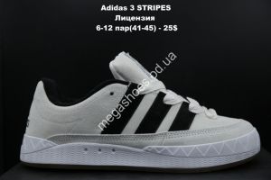 Мужские кроссовки Adidas 3 STRIPES лицензия Gray/Black LV