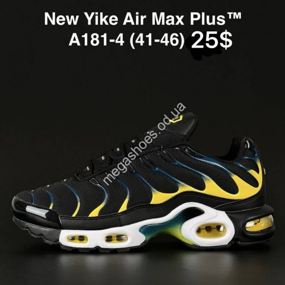 Мужская обувь - Мужские кроссовки New Yike Air Max Plus A181-4 AN - купить оптом в Одессе