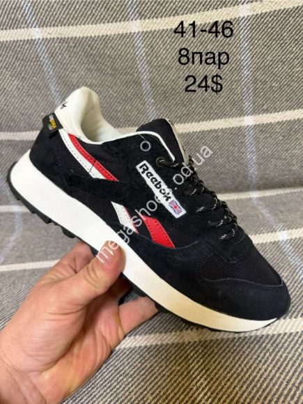 Мужская обувь - Мужские кроссовки Reebok Classics Leather Black FL - купить оптом в Одессе
