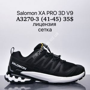 Мужские кроссовки Salomon XA PRO 3D V9 лицензия, сетка A3270-3 SU