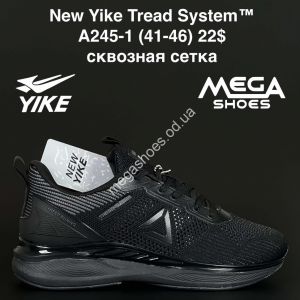 Мужские кроссовки New Yike Tread System™ сквозная сетка A245-1 AN Мужские кроссовки New Yike Tread System™ сквозная сетка A245-1 AN
