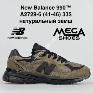 Мужские кроссовки New Balance 990 A2729-6 BH