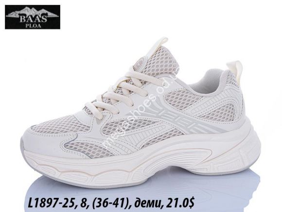 Женская обувь - Кроссовки Baas деми L1897-25 VS - купить оптом в Одессе Женская обувь - Кроссовки Baas деми L1897-25 VS - купить оптом в Одессе