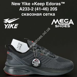 Мужские кроссовки New Yike +Keep Edoras™ сквозная сетка A233-2 AN Мужские кроссовки New Yike +Keep Edoras™ сквозная сетка A233-2 AN