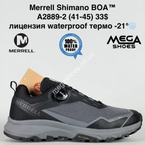 Мужские кроссовки Merrell Shimano BOA™ лицензия waterproof термо -21° A2889-2 SU