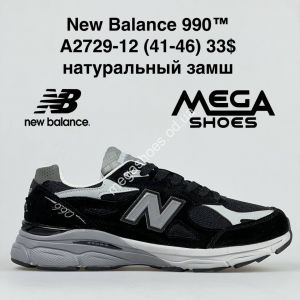 Мужские кроссовки New Balance 990 A2729-12 BH