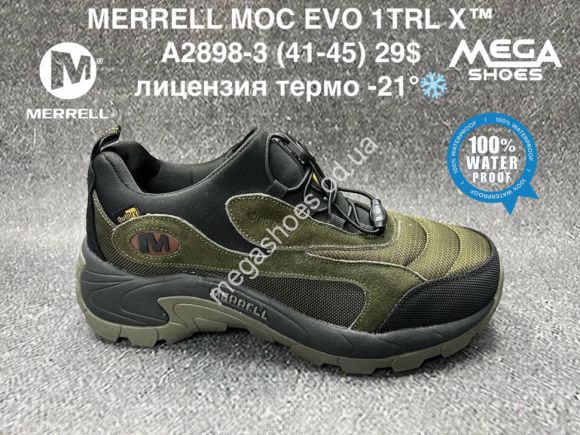 Мужская обувь - Мужские кроссовки MERRELL MOC EVO лицензия термо A2898-3 BH - купить оптом в Одессе Мужская обувь - Мужские кроссовки MERRELL MOC EVO лицензия термо A2898-3 BH - купить оптом в Одессе