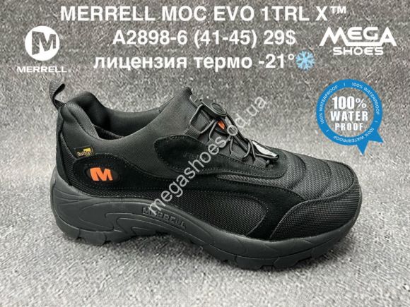 Мужская обувь - Мужские кроссовки MERRELL MOC EVO лицензия термо A2898-6 BH - купить оптом в Одессе