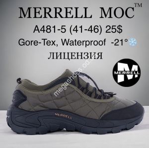 Мужские кроссовки MERRELL MOC™ Gore-Tex, Waterproof -21° лицензия A481-5 MG Мужские кроссовки MERRELL MOC™ Gore-Tex, Waterproof -21° лицензия A481-5 MG