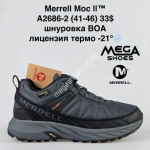 Мужские кроссовки Merrell Moc II термо A2686-2 BH