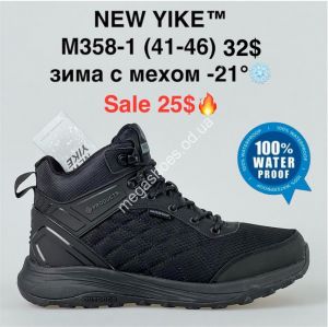 Мужские кроссовки NEW YIKE™ зима с мехом -21° M358-1 KL Мужские кроссовки NEW YIKE™ зима с мехом -21° M358-1 KL