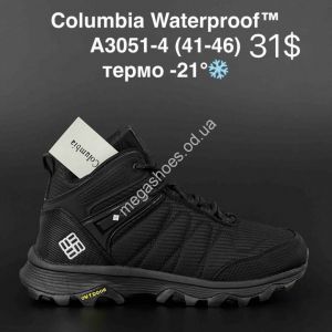 Мужские кроссовки Columbia Waterproof термо A3051-4 AN