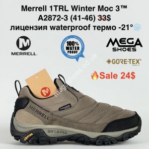Мужские кроссовки Merrell 1TRL Winter Moc 3™ лицензия waterproof термо -21° A2872-3 VD