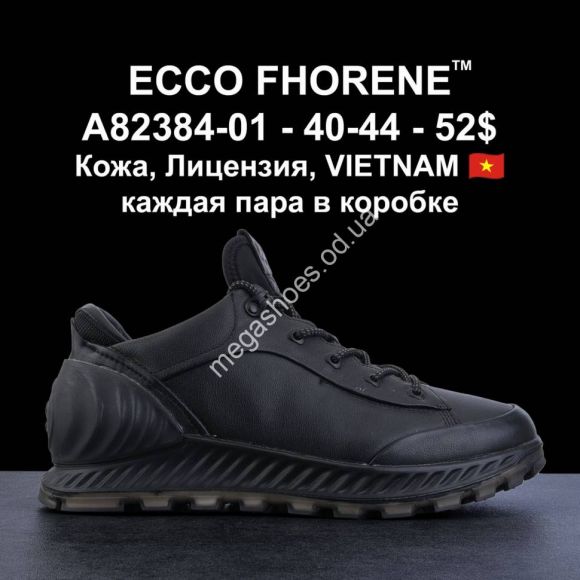 Мужская обувь - Мужские кроссовки Ecco Fhorene A82384-01 LV - купить оптом в Одессе
