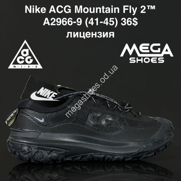 Мужская обувь - Мужские кроссовки Nike ACG Mountain Fly 2™ лицензия A2966-9 ZS - купить оптом в Одессе