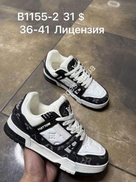 Мужская обувь - Кроссовки Louis Vuitton LV Trainer лицензия B1155-2 SP - купить оптом в Одессе