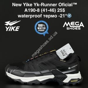 Мужские кроссовки New Yike Yk-Runner Oficial™ waterproof термо -21° A190-8 AN