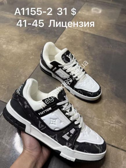 Мужская обувь - Мужские кроссовки Louis Vuitton LV Trainer лицензия A1155-2 SP - купить оптом в Одессе