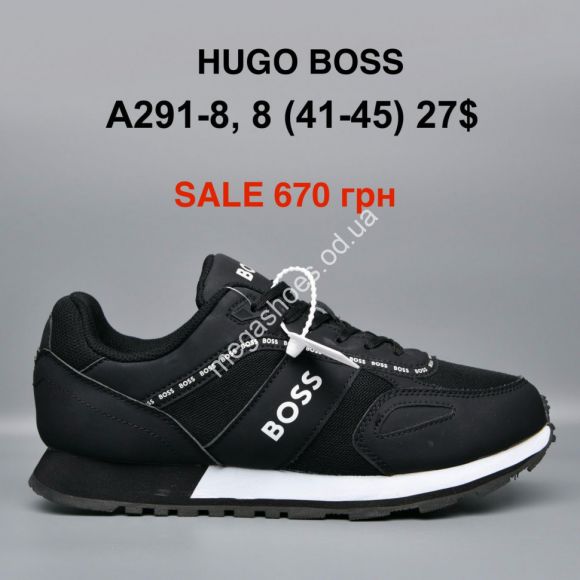 Мужская обувь - Мужские кроссовки Hugo Boss Parkour™ лицензия, натуральная кожа A291-8 PT - купить оптом в Одессе